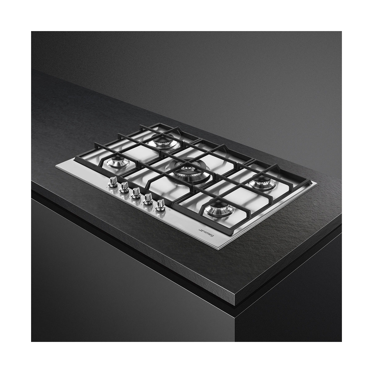 Placa gas Smeg 5 quemadores - PX175 Inox-3