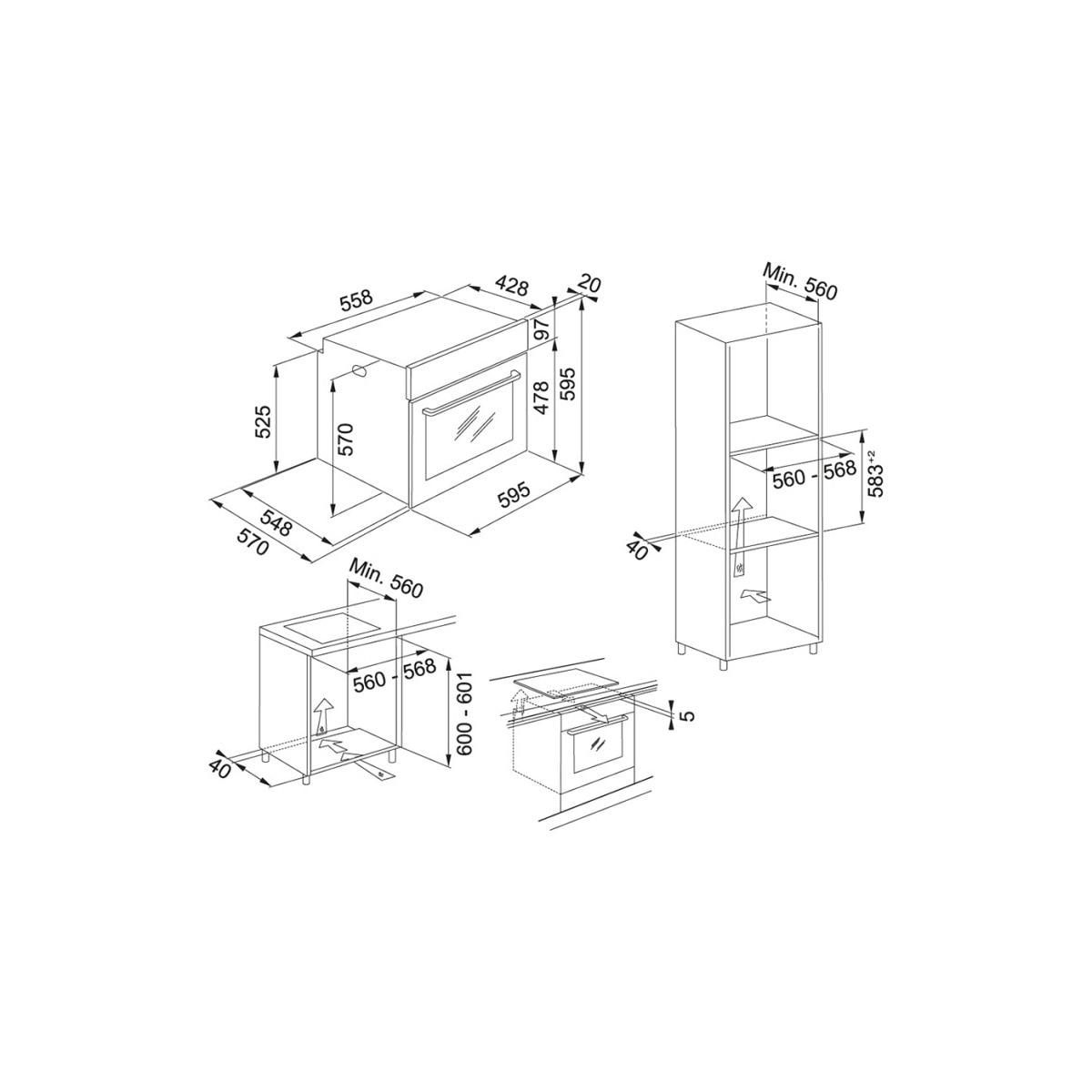 Horno multifunción Franke pirolítico Smart Pyro- FSM 97PXS Acero Inox-4