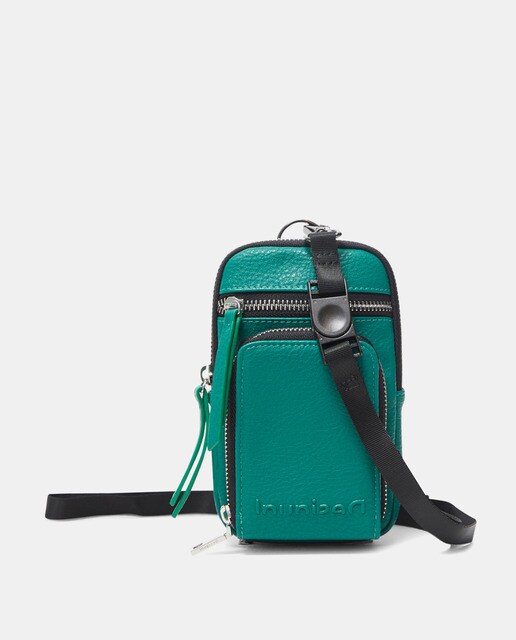 Bolso para móvil Desigual en verde con cremallera · Desigual · El Corte  Inglés