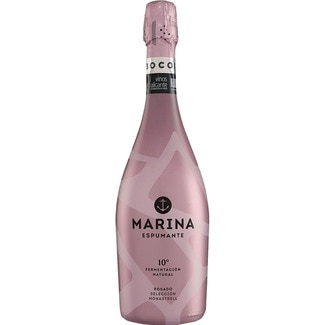 ESPUMANTE vino rosado selección monastrel botella 75 cl - Marina
