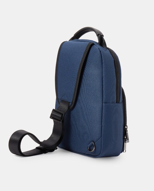 Bandolera de hombre Hexagona en azul marino con cremallera · Hexagona · El  Corte Inglés