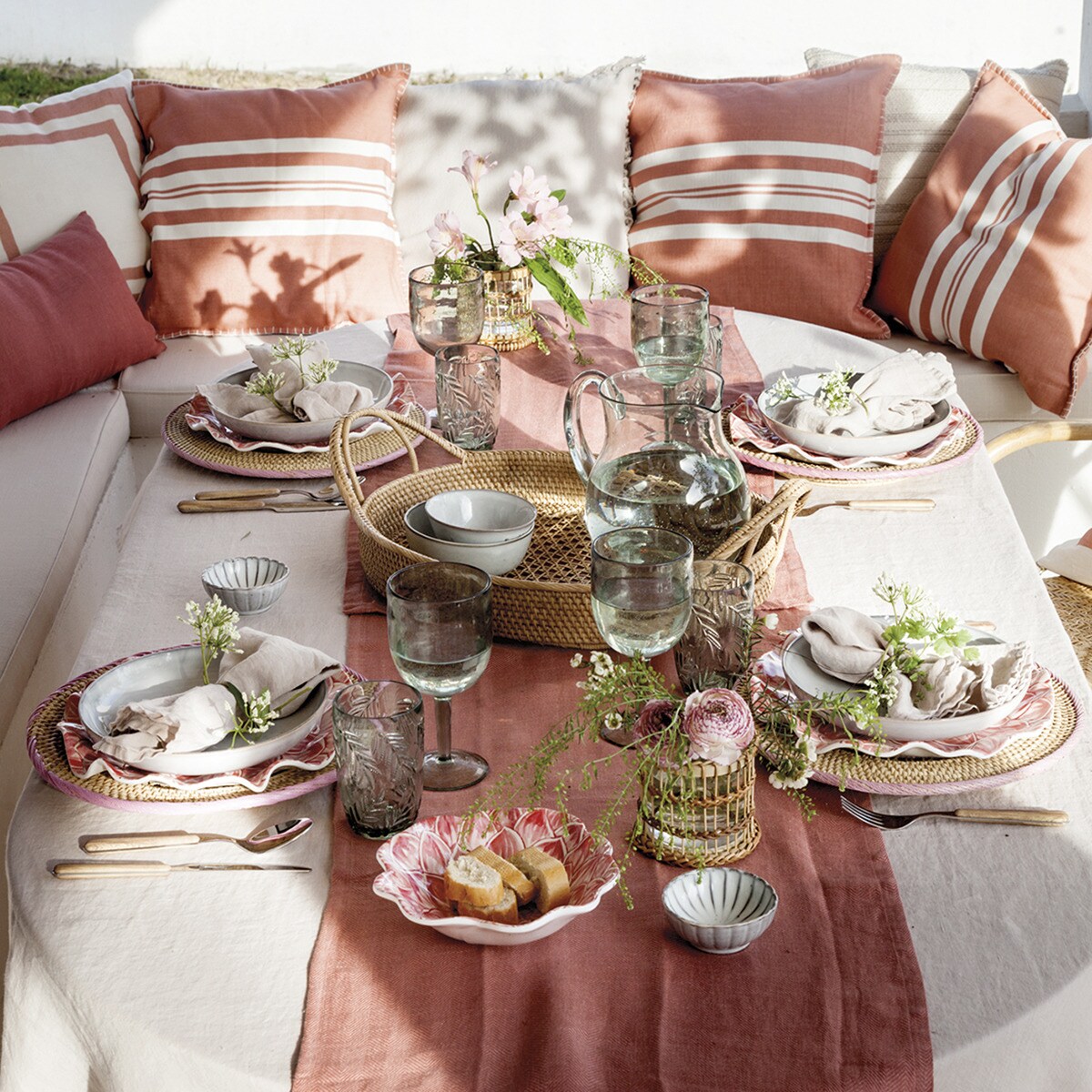 Jarra de água de acrílico Rustik El Corte Inglés Verde-6