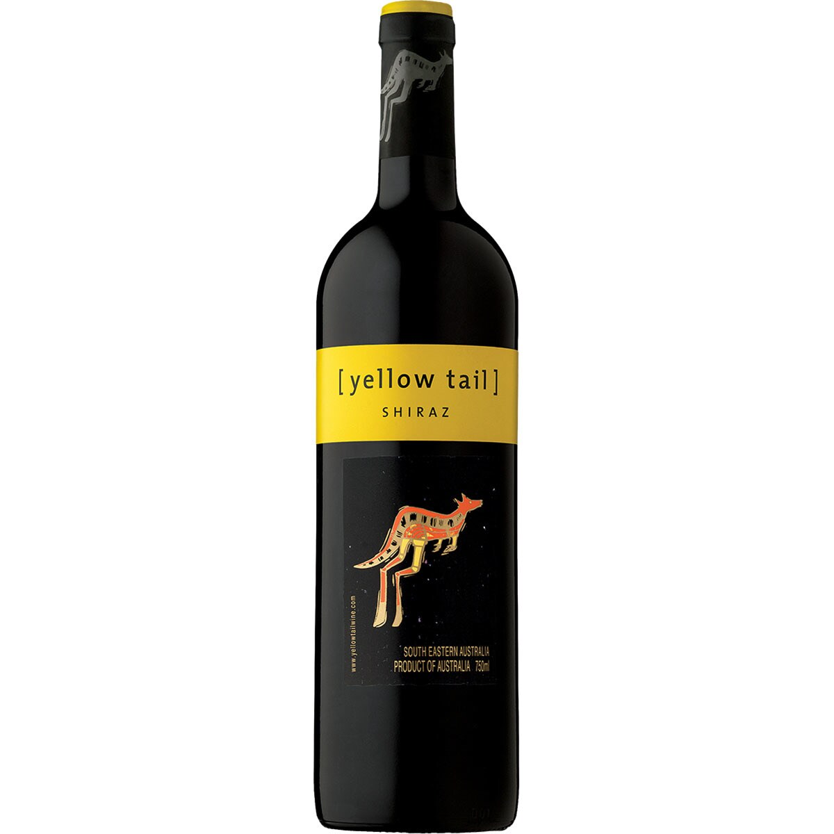 vino tinto shyrah de Australia botella 75 cl