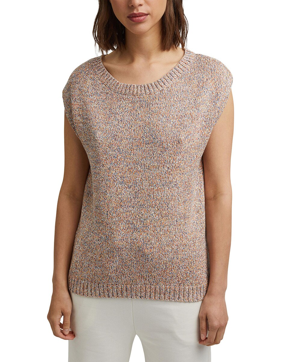 Jersey de mujer sin mangas jaspeado · Esprit · El Corte Inglés