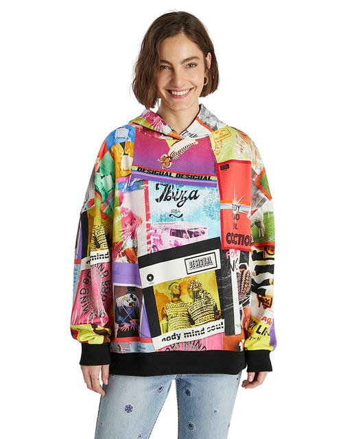 sudadera desigual el corte inglés