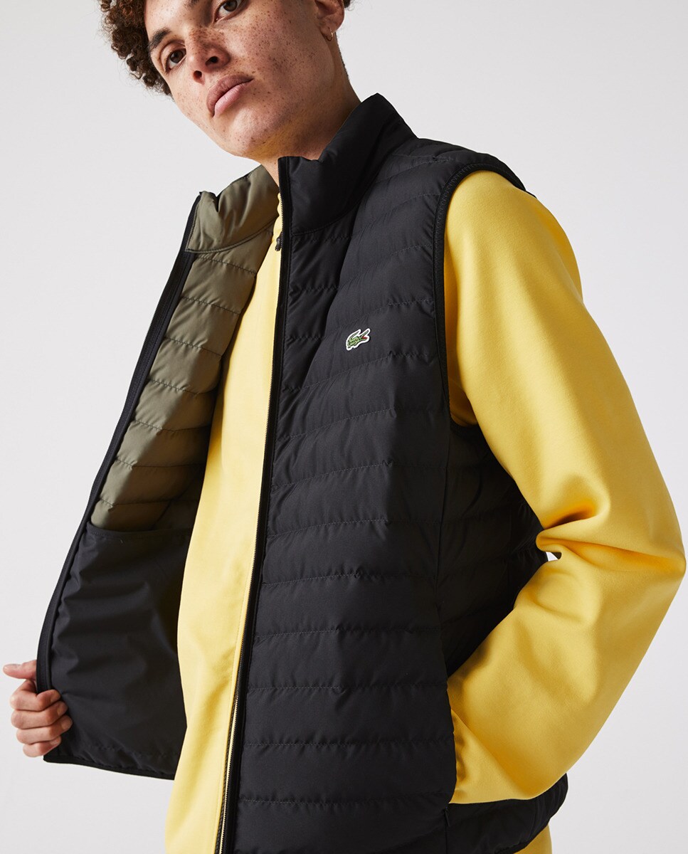 Chaleco de hombre acolchado negro · Lacoste · El Corte Inglés