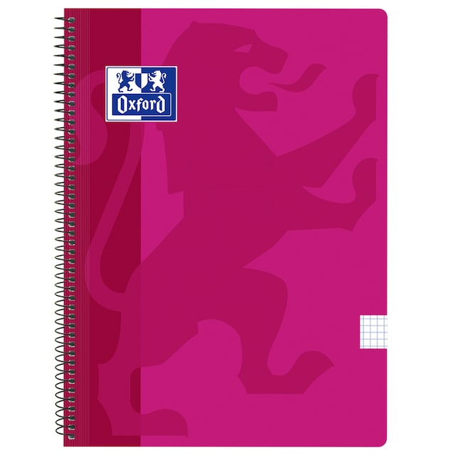 Imagen 0 de Cuaderno Oxford School Classic Tapa  Plástico Folio 80 Hojas 4X4 - Fucsia