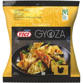 empanadillas de pollo masa ultra fina bolsa 400 g - Vici Gyoza