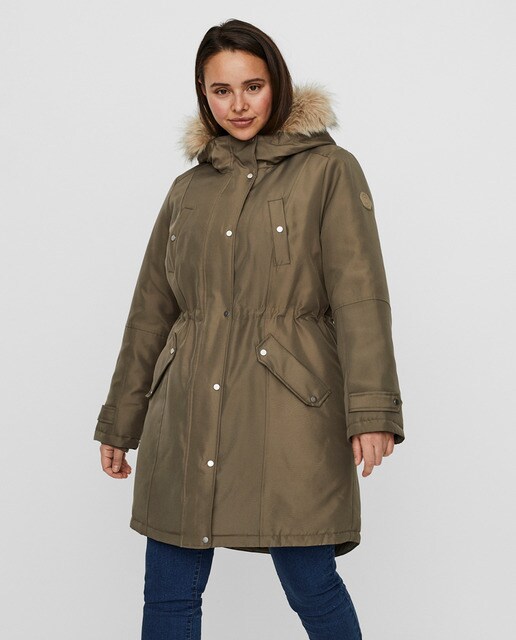 Parka de mujer larga reciclada talla grande · Vero Moda Curve · El Corte  Inglés