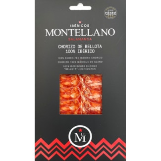 Chouriço Ibérico Bolota 100% em Fatias unidade 80 g - Montellano