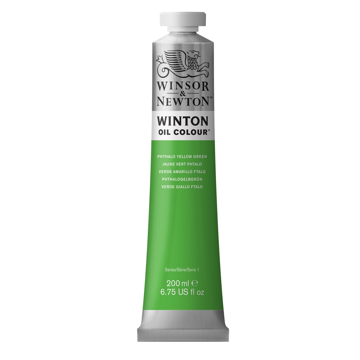 Imagen 0 de Tubo Oleo Winton 200 ml Winsor&Newton  Amarillo Ftalo Verdoso