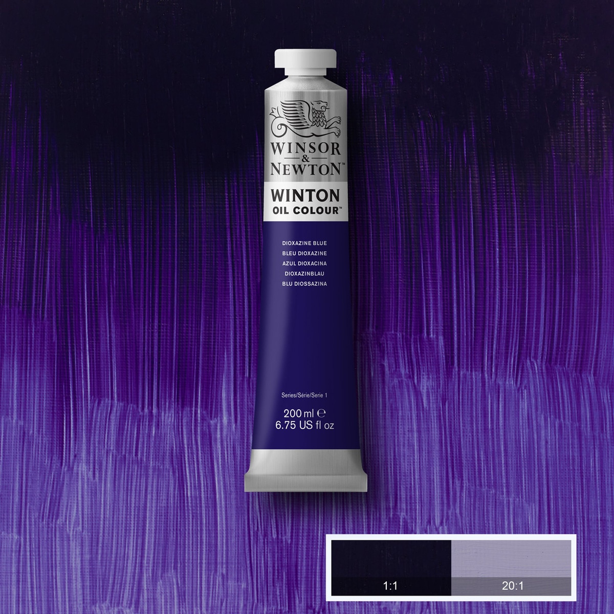 Tubo Oleo Winton 200 ml Winsor&Newton Azul Dioxacina Azul-2