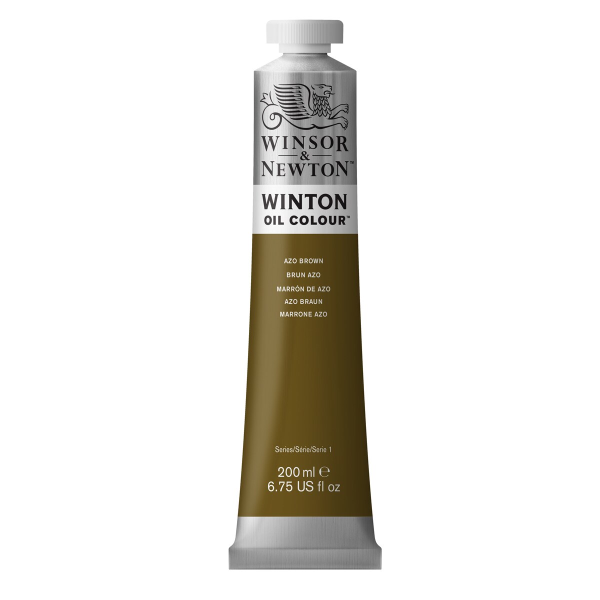 Tubo Óleo Winton 200 ml castanho Azo Castanho-1