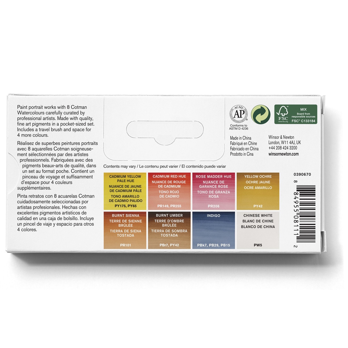 Set acuarela Cotman Retrato Winsor&Newton 2