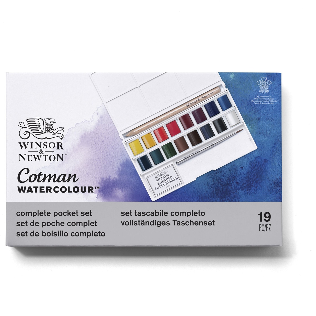 Set Acuarela Cotman Deluxe Winsor&newton 1