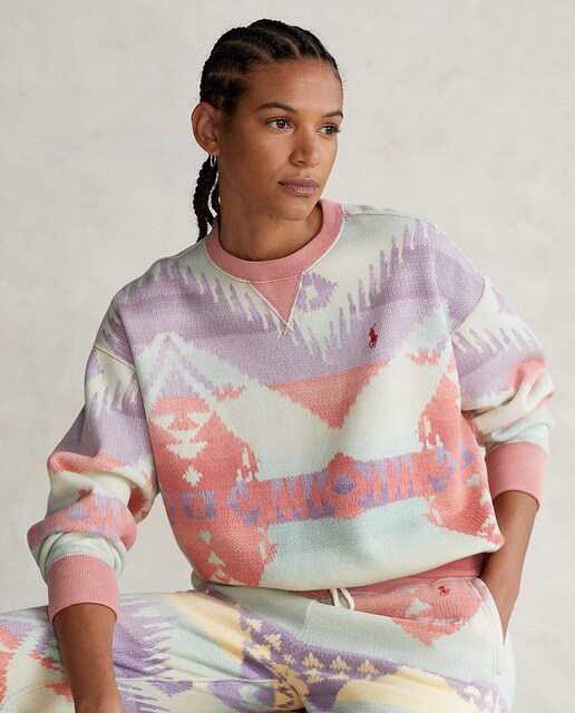 Sudadera de mujer con estampado fantasía y logo · Polo Ralph Lauren · El  Corte Inglés