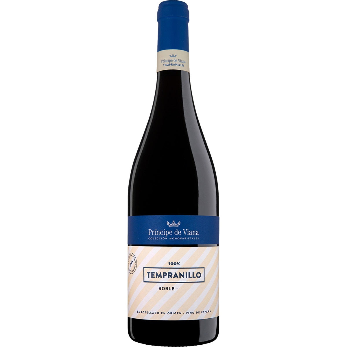vino tinto tempranillo roble DO Navarra botella 75 cl
