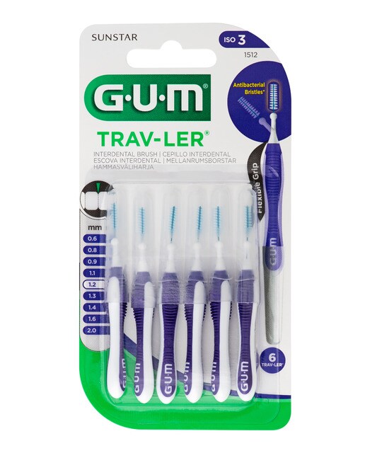 Imagen 0 de Cepillo interdental Trav-ler 1,2 mm Gum