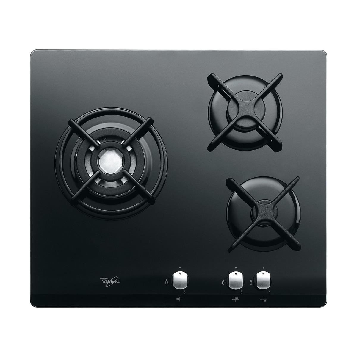 Imagen 0 de Placa gas Whirlpool 3 quemadores - AKT 404/NB