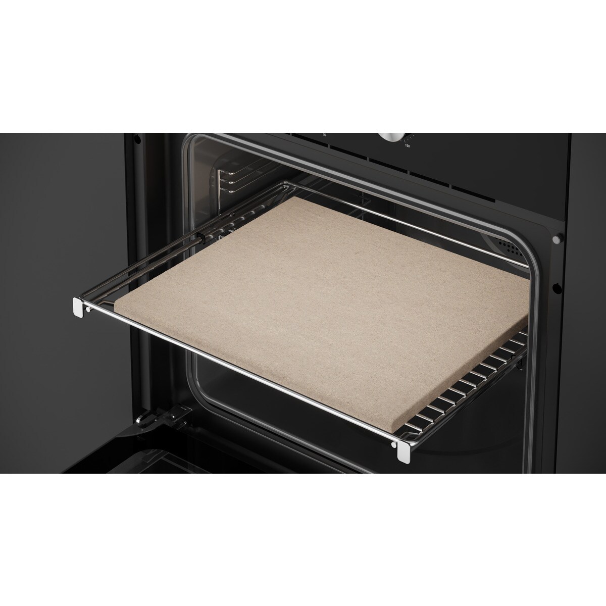 Forno Multifunções Teka HLB 8510 P BK MaestroPizza, Função Pizza 340ºC, DualClean Autolimpeza Pirolítica + Hydroclean® PRO e de 70 Litros - Preto Vidro preto-8