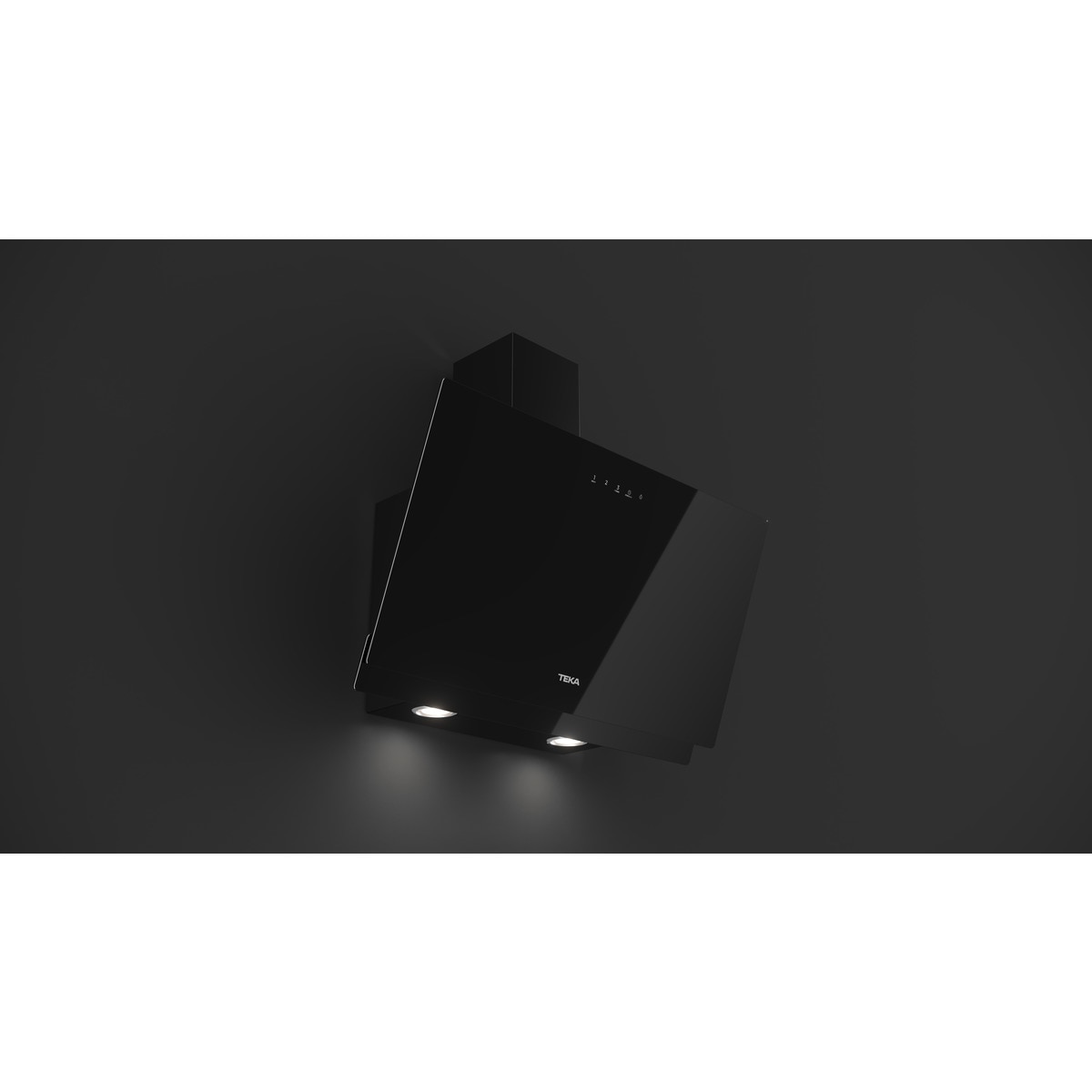 Campana decorativa Teka aspiración perimetral - DVN 77050TTC BK Cristal negro-5