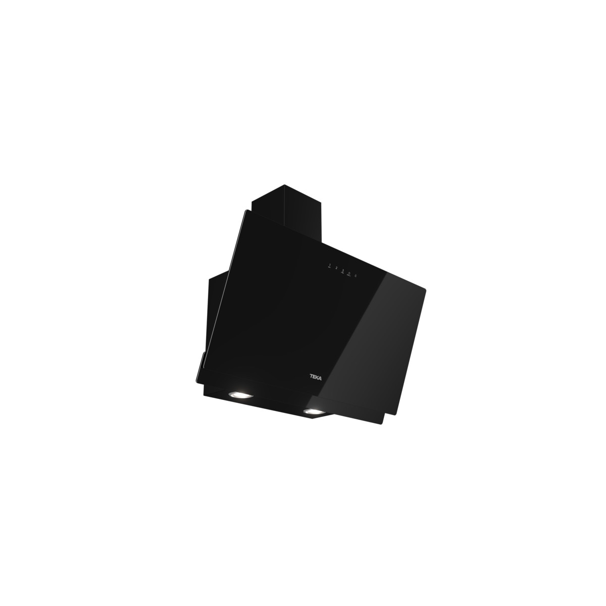 Campana decorativa Teka aspiración perimetral - DVN 77050TTC BK Cristal negro-2