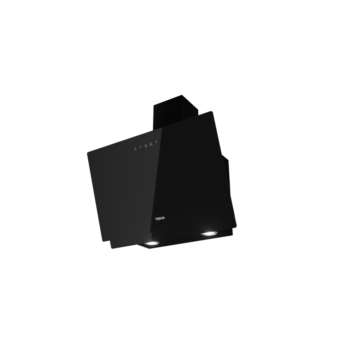 Campana decorativa Teka aspiración perimetral - DVN 67050TTC BK Cristal negro-3