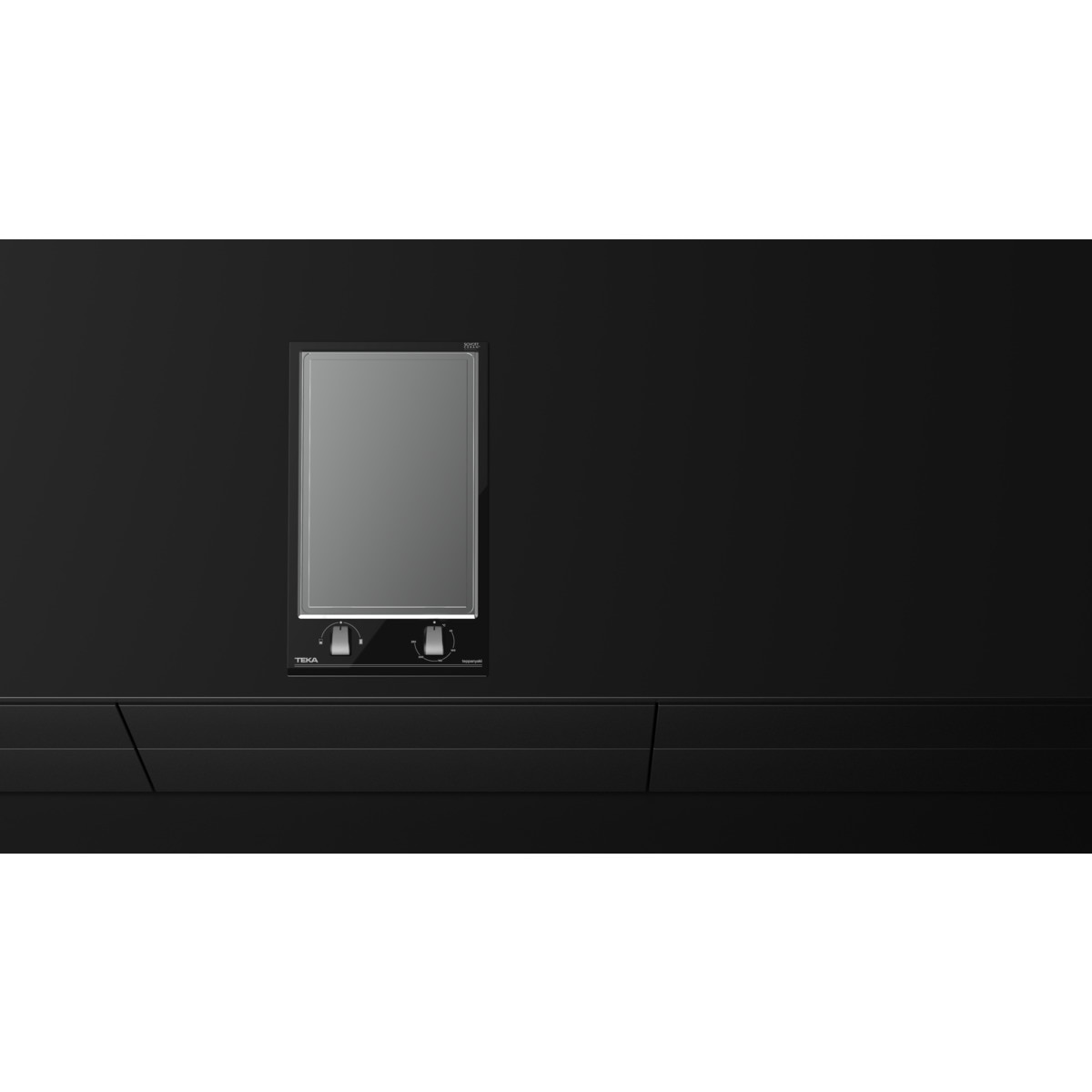 Placa modular Teppan Yaki Teka - YZC 32600 XFL B Cristal negro-4