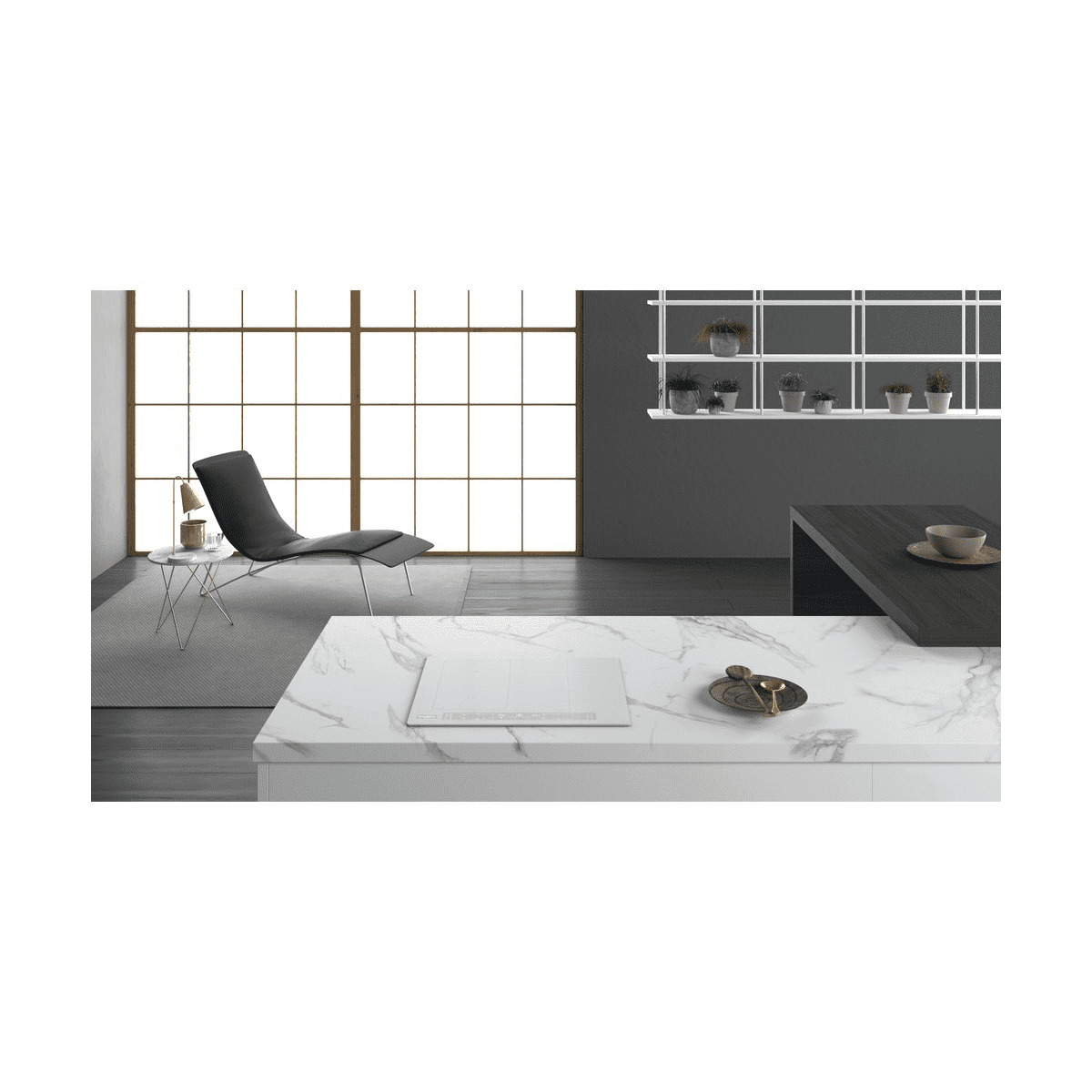 Placa inducción Whirlpool Flexi Cook - WL B4560 NE/W Blanco-4