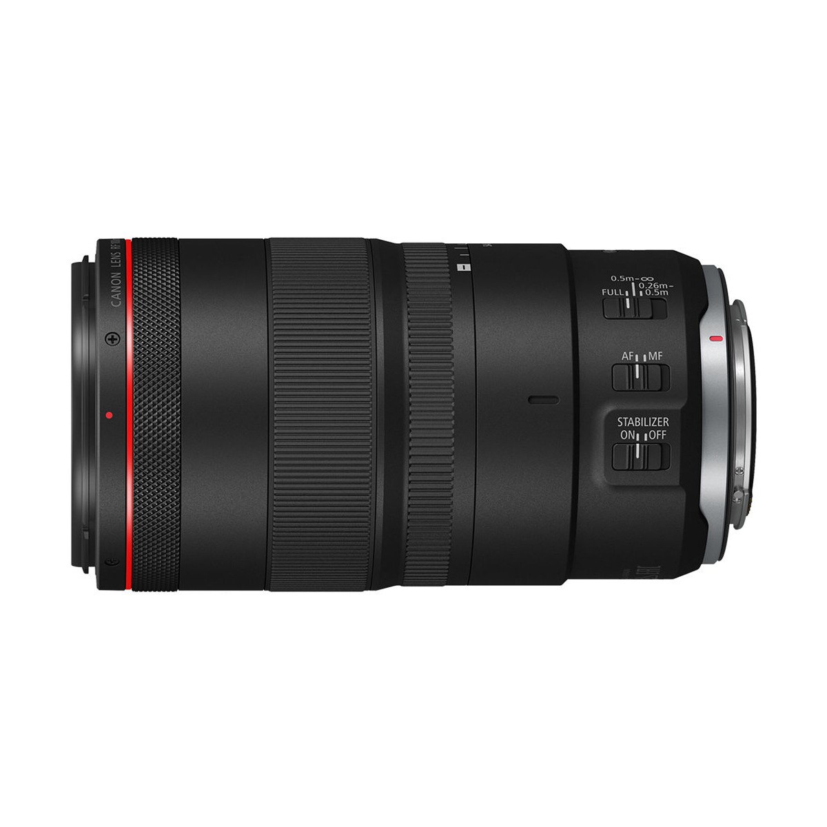 Objetiva Canon RF 100MM F:2.8L Macro IS USM Preto-4