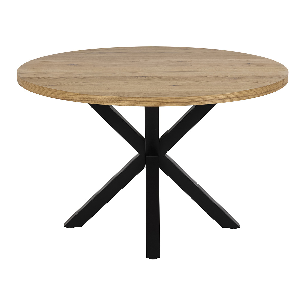 Mesa de comedor de madera de roble Heaven El Corte Inglés Roble / Negro mate-2
