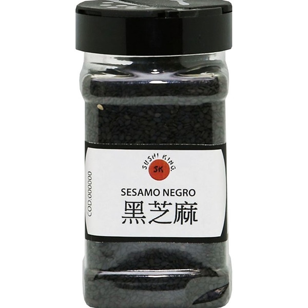 semillas de sésamo negro tostado tarro 175 g