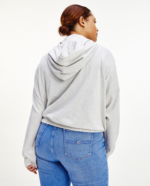 Camiseta de mujer tallas grandes de manga larga con capucha · Tommy Jeans  Curve · El Corte Inglés