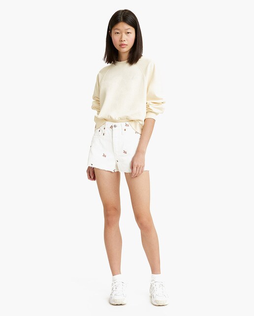 Short vaquero de mujer con estampado de flores · Levi's · El Corte Inglés