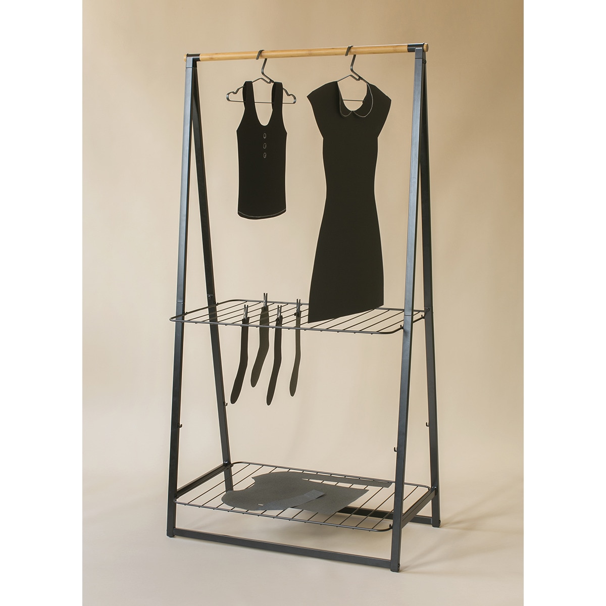 Porta-cabides Linn Brabantia Preto-8