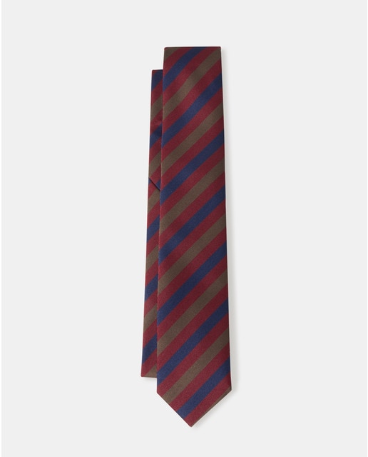 Imagen 0 de Corbata de uniforme marino y granate