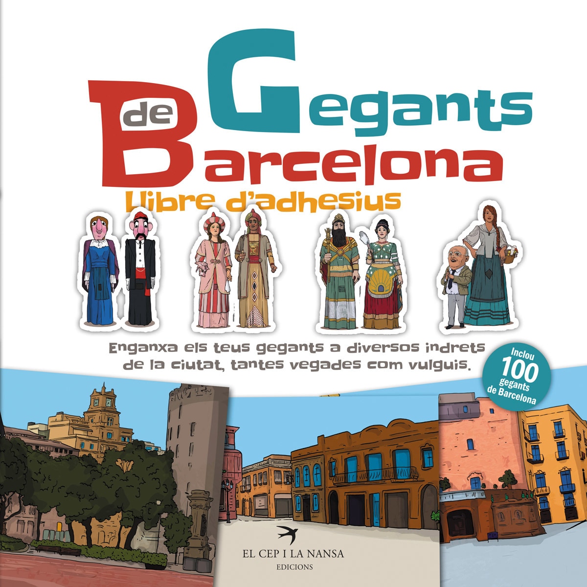 Gegants de Barcelona. Llibre d'adhesius 1