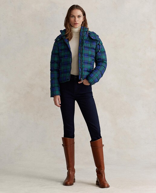 Abrigo de mujer de plumas con capucha · Polo Ralph Lauren · El Corte Inglés