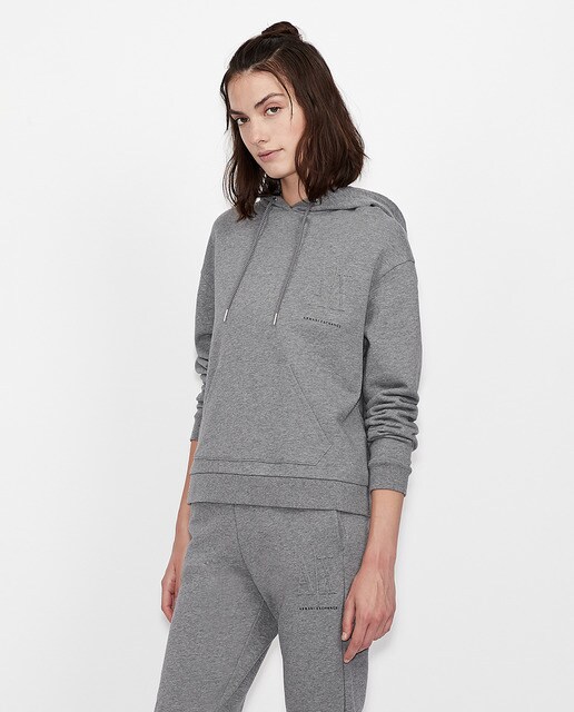 Sudadera de mujer Icon logo relieve · Armani Exchange · El Corte Inglés