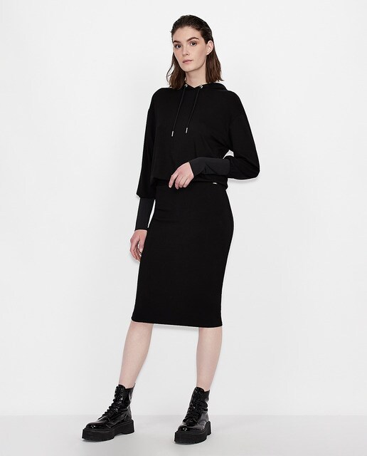 Vestido con capucha · Armani Exchange · El Corte Inglés