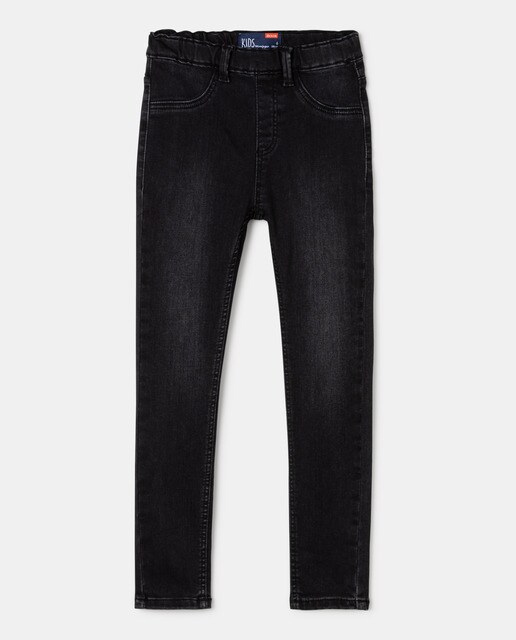 Pantalón vaquero de niña negro · Kids El Corte Inglés · El Corte Inglés
