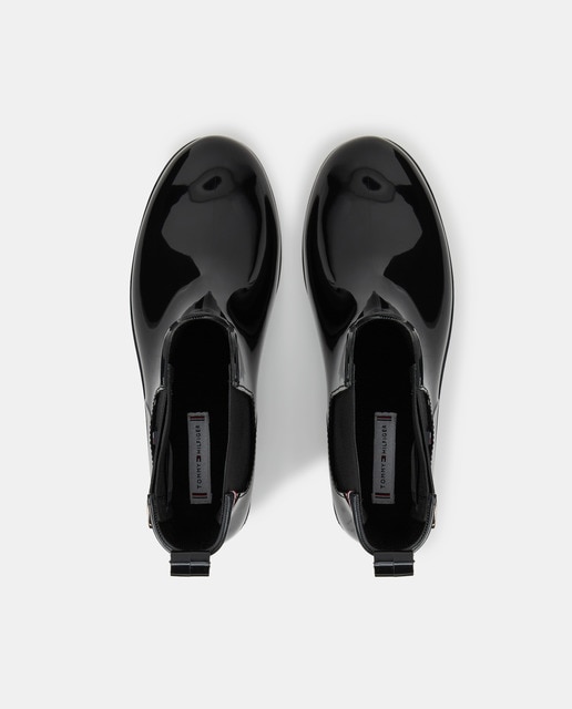 Botas de agua de mujer en color negro con logo TH · Tommy Hilfiger · El  Corte Inglés