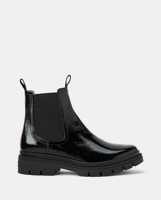 Botines Chelsea de mujer Hispanitas de charol negro · Hispanitas · El Corte  Inglés
