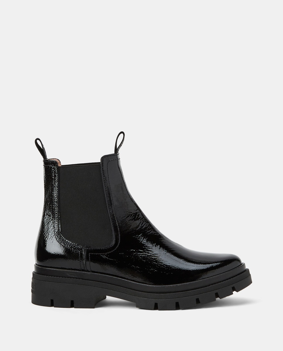 Botines Chelsea de mujer Hispanitas de charol negro · Hispanitas · El Corte  Inglés