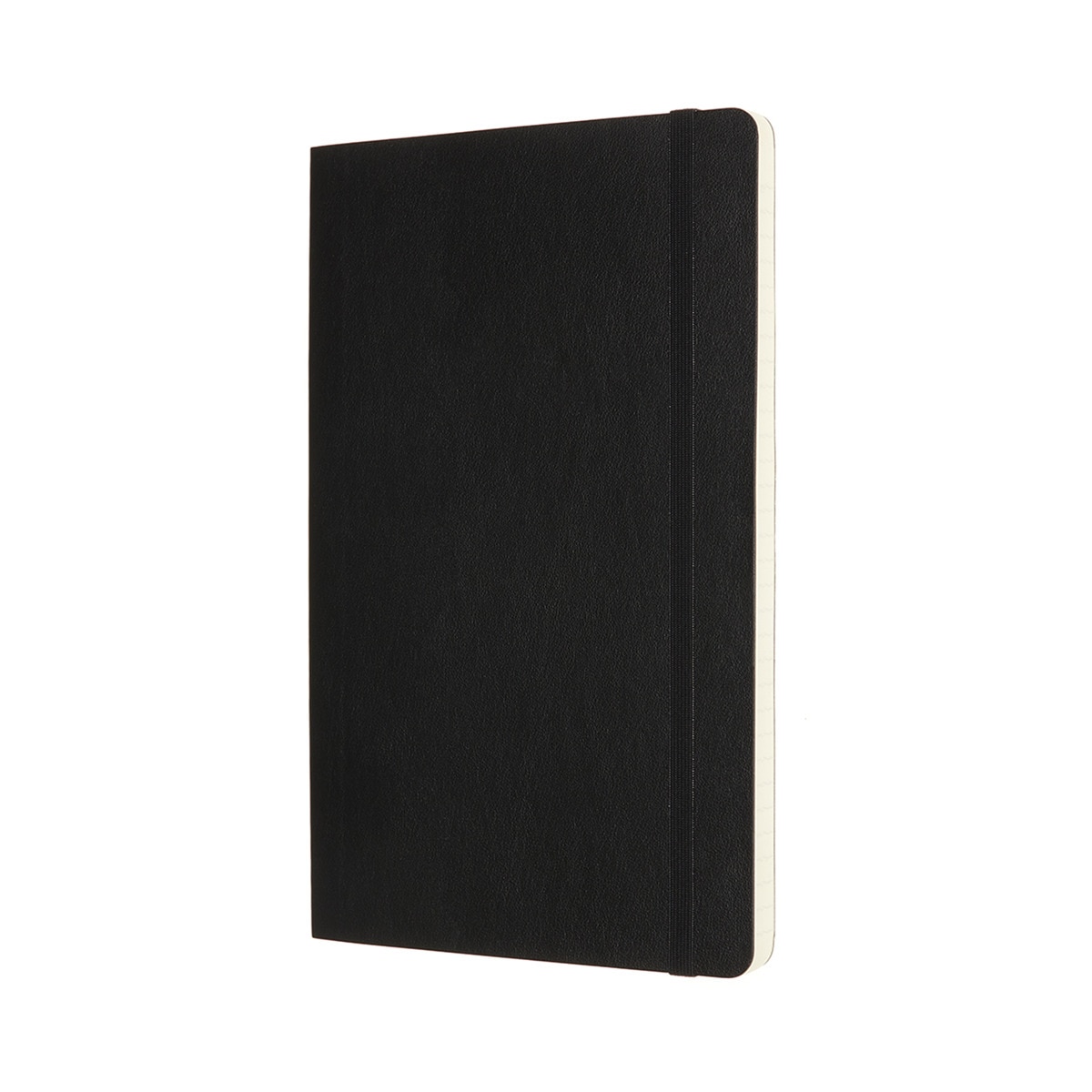 Caderno Large Capa Mole Formato Duplo Folhas Lisas e de Linhas Preto Preto-2
