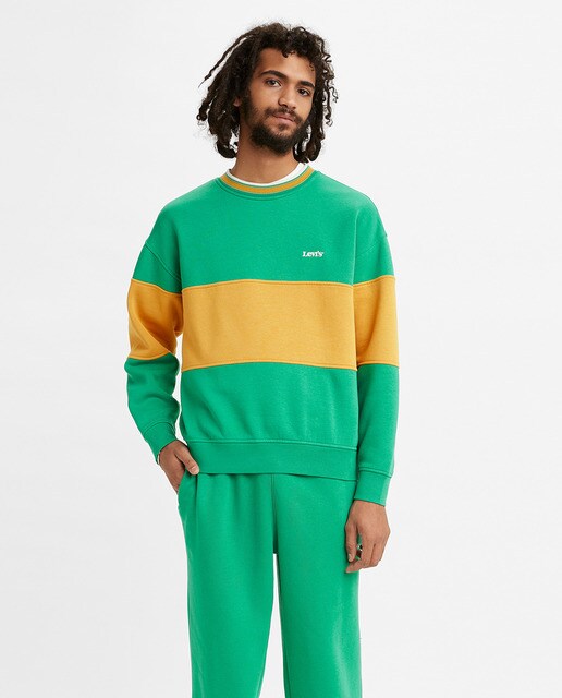 Sudadera de hombre verde con capucha · Levi's · El Corte Inglés