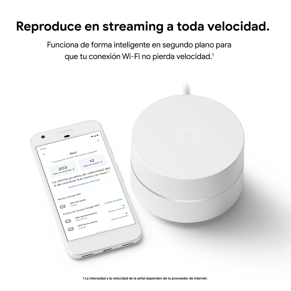 Google Wifi Mesh router o punto de acceso (3 unidades) Nieve-6