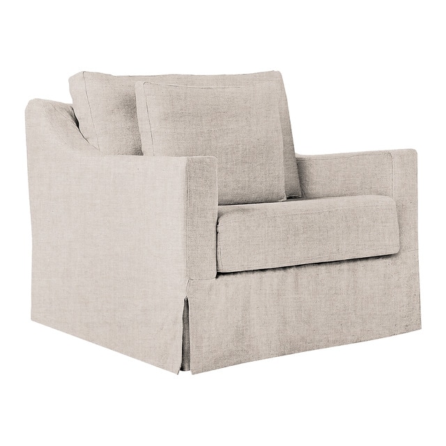 Imagen 0 de Sillón de 1,5 plazas desenfundable de lino Line