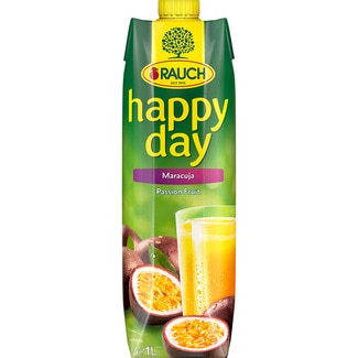 néctar de maracuyá a partir de concentrado con vitamina C brik 1 l - Rauch Happy Day