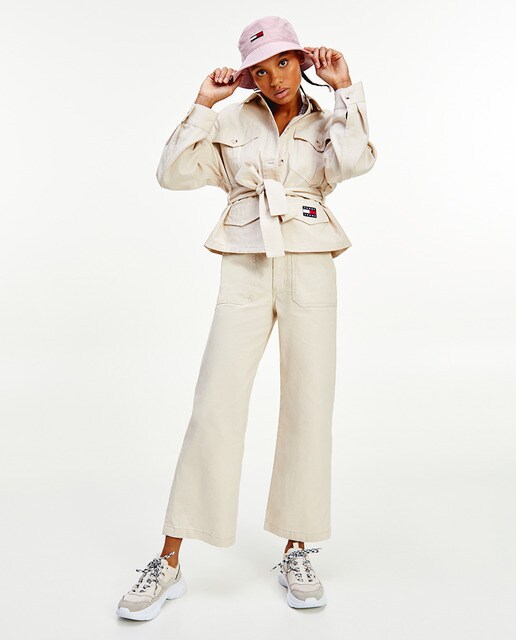 Pantalón de mujer de tiro alto y fit straight · Tommy Jeans · El Corte  Inglés